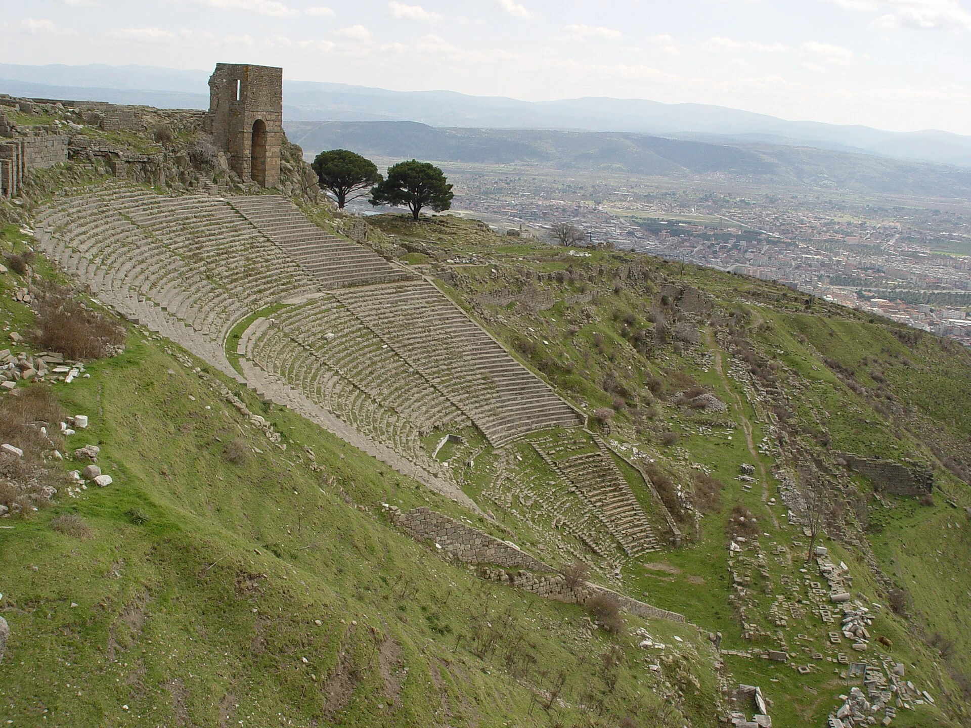 Pergamon antik tiyatrosu.